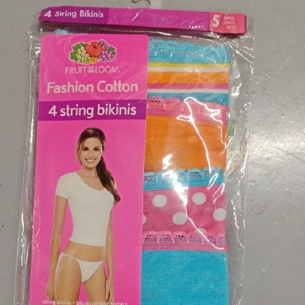 Fruit of the Loom Vibrant Cotton Bikinis